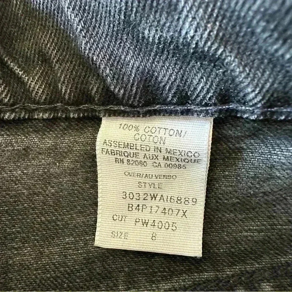 Vintage Anne Klein High Waisted Mom Jeans Black Sz 25 - Picture 8 of 10